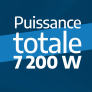 Plaque induction Puissance totale 7200 W Plaque induction Puissance totale 7200 W