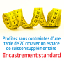 Table de cuisson encastrable Encastrement standard Table de cuisson encastrable Encastrement standard
