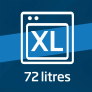  Four encastrable pyrolyse Volume utile four 72 L
