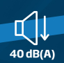  Lave-vaisselle intégrable Niveau sonore 40 dB(A)