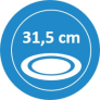 Micro ondes Plateau tournant 31,5cm Micro ondes Plateau tournant 31,5cm