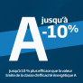  Lave-linge Classe énergétique A-10%*
