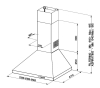  Hotte CWB9441XNH Beko