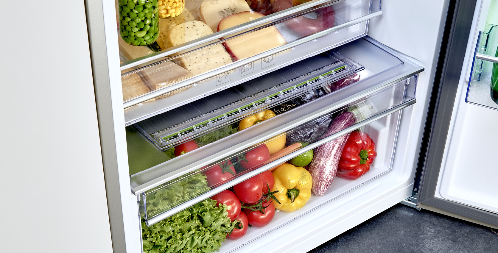 Réfrigérateurs équipés de la technologie EverFresh+®